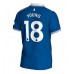 Everton Ashley Young #18 Hemma matchtröja 2023-24 Kortärmad Billigt